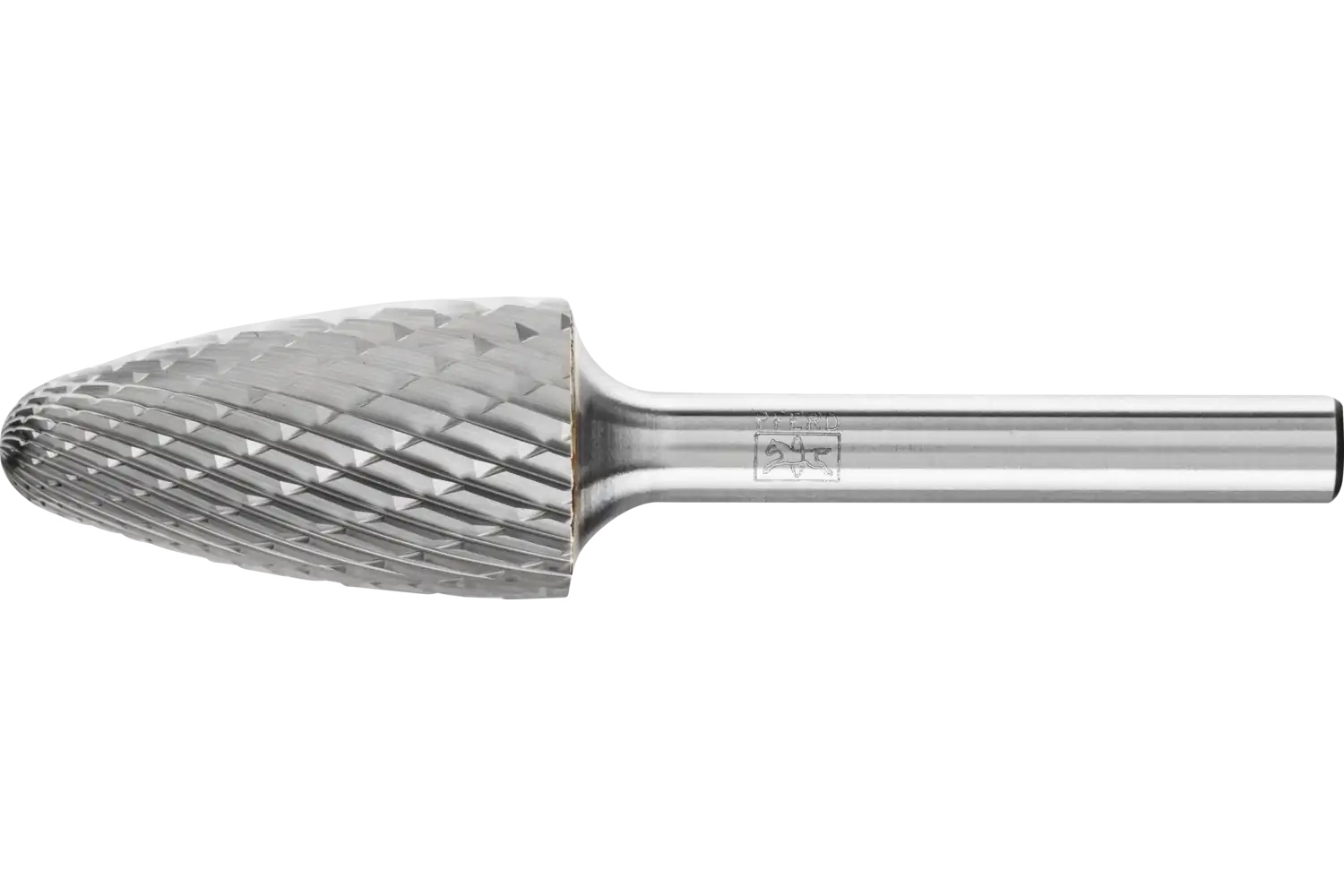 Picture of Pferd Carbide Bur SF-6 Tree Shape Double Cut 5/8" x 1" x 1/4" Shank